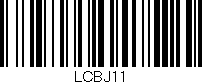 Código de barras (EAN, GTIN, SKU, ISBN): 'LCBJ11'