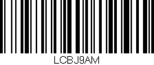 Código de barras (EAN, GTIN, SKU, ISBN): 'LCBJ9AM'