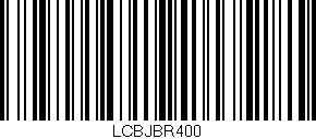 Código de barras (EAN, GTIN, SKU, ISBN): 'LCBJBR400'