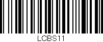 Código de barras (EAN, GTIN, SKU, ISBN): 'LCBS11'