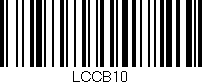 Código de barras (EAN, GTIN, SKU, ISBN): 'LCCB10'