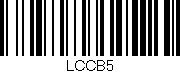 Código de barras (EAN, GTIN, SKU, ISBN): 'LCCB5'