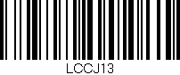 Código de barras (EAN, GTIN, SKU, ISBN): 'LCCJ13'