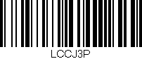 Código de barras (EAN, GTIN, SKU, ISBN): 'LCCJ3P'