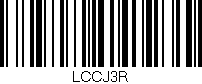 Código de barras (EAN, GTIN, SKU, ISBN): 'LCCJ3R'