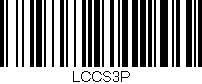 Código de barras (EAN, GTIN, SKU, ISBN): 'LCCS3P'