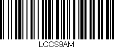 Código de barras (EAN, GTIN, SKU, ISBN): 'LCCS9AM'