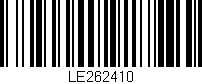 Código de barras (EAN, GTIN, SKU, ISBN): 'LE262410'