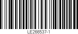 Código de barras (EAN, GTIN, SKU, ISBN): 'LE266537-1'