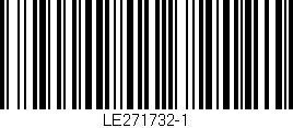 Código de barras (EAN, GTIN, SKU, ISBN): 'LE271732-1'