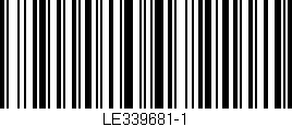 Código de barras (EAN, GTIN, SKU, ISBN): 'LE339681-1'