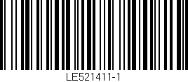 Código de barras (EAN, GTIN, SKU, ISBN): 'LE521411-1'