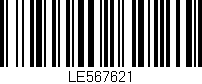 Código de barras (EAN, GTIN, SKU, ISBN): 'LE567621'