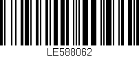 Código de barras (EAN, GTIN, SKU, ISBN): 'LE588062'