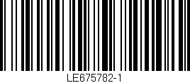 Código de barras (EAN, GTIN, SKU, ISBN): 'LE675782-1'