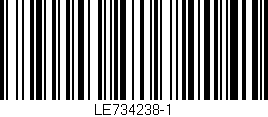 Código de barras (EAN, GTIN, SKU, ISBN): 'LE734238-1'