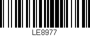 Código de barras (EAN, GTIN, SKU, ISBN): 'LE8977'
