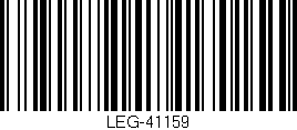 Código de barras (EAN, GTIN, SKU, ISBN): 'LEG-41159'