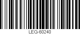 Código de barras (EAN, GTIN, SKU, ISBN): 'LEG-60240'