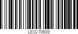 Código de barras (EAN, GTIN, SKU, ISBN): 'LEG-70609'