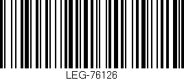Código de barras (EAN, GTIN, SKU, ISBN): 'LEG-76126'