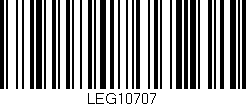 Código de barras (EAN, GTIN, SKU, ISBN): 'LEG10707'