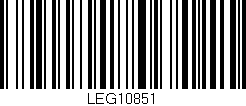 Código de barras (EAN, GTIN, SKU, ISBN): 'LEG10851'