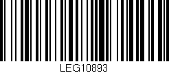 Código de barras (EAN, GTIN, SKU, ISBN): 'LEG10893'