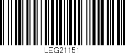 Código de barras (EAN, GTIN, SKU, ISBN): 'LEG21151'