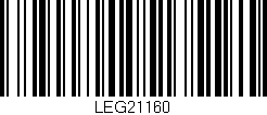 Código de barras (EAN, GTIN, SKU, ISBN): 'LEG21160'