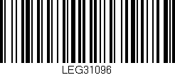 Código de barras (EAN, GTIN, SKU, ISBN): 'LEG31096'
