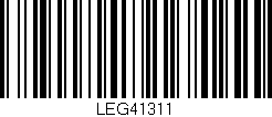Código de barras (EAN, GTIN, SKU, ISBN): 'LEG41311'