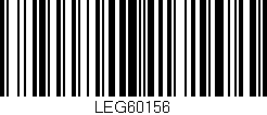 Código de barras (EAN, GTIN, SKU, ISBN): 'LEG60156'