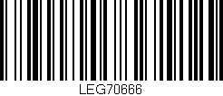 Código de barras (EAN, GTIN, SKU, ISBN): 'LEG70666'