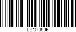 Código de barras (EAN, GTIN, SKU, ISBN): 'LEG70906'