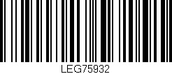 Código de barras (EAN, GTIN, SKU, ISBN): 'LEG75932'
