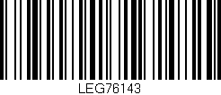 Código de barras (EAN, GTIN, SKU, ISBN): 'LEG76143'