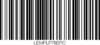 Código de barras (EAN, GTIN, SKU, ISBN): 'LEMPLP78EPC'