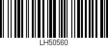 Código de barras (EAN, GTIN, SKU, ISBN): 'LH50560'