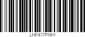 Código de barras (EAN, GTIN, SKU, ISBN): 'LHP477FNW'