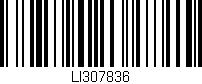 Código de barras (EAN, GTIN, SKU, ISBN): 'LI307836'