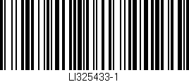 Código de barras (EAN, GTIN, SKU, ISBN): 'LI325433-1'