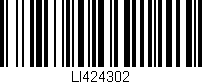 Código de barras (EAN, GTIN, SKU, ISBN): 'LI424302'