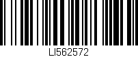 Código de barras (EAN, GTIN, SKU, ISBN): 'LI562572'