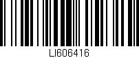 Código de barras (EAN, GTIN, SKU, ISBN): 'LI606416'
