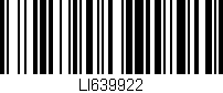 Código de barras (EAN, GTIN, SKU, ISBN): 'LI639922'