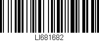 Código de barras (EAN, GTIN, SKU, ISBN): 'LI681682'