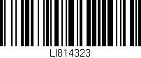 Código de barras (EAN, GTIN, SKU, ISBN): 'LI814323'