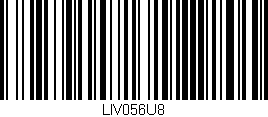 Código de barras (EAN, GTIN, SKU, ISBN): 'LIV056U8'