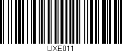 Código de barras (EAN, GTIN, SKU, ISBN): 'LIXE011'